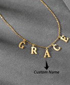 Customized Letter Name Necklace